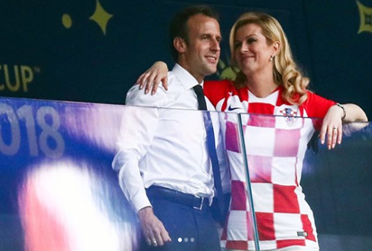 Croatian president kolinda grabar kitarovic gets emotional after her team defeat in world cup 2018