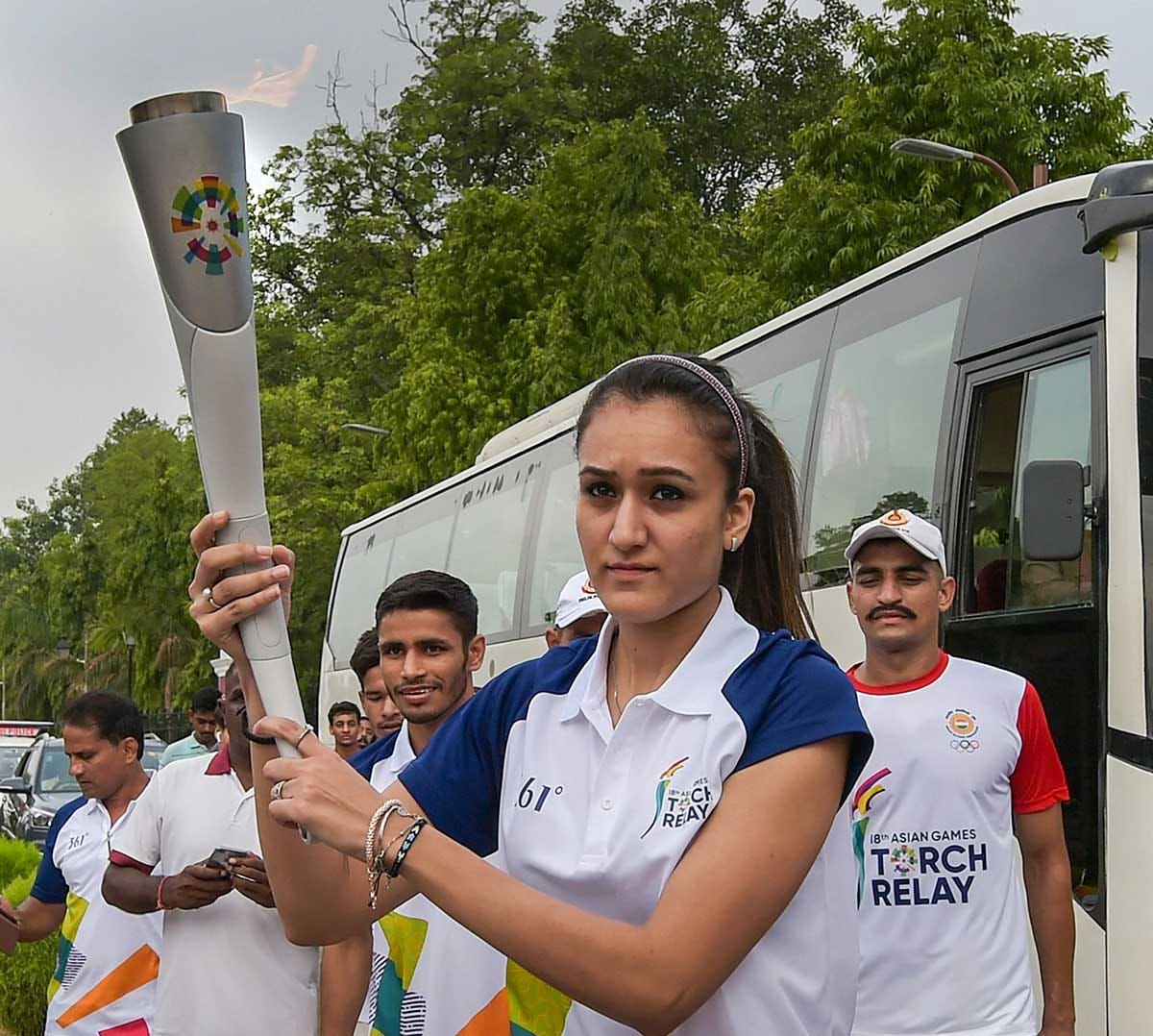 comedy of errors at asian games torch relay