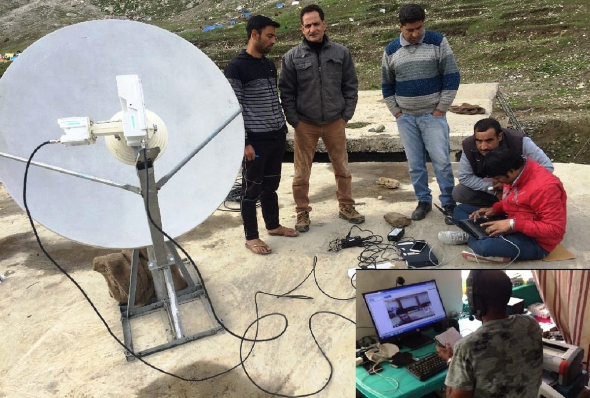 isro established teli medicine center at panjatarni to give better health care for amarnath pilgrims