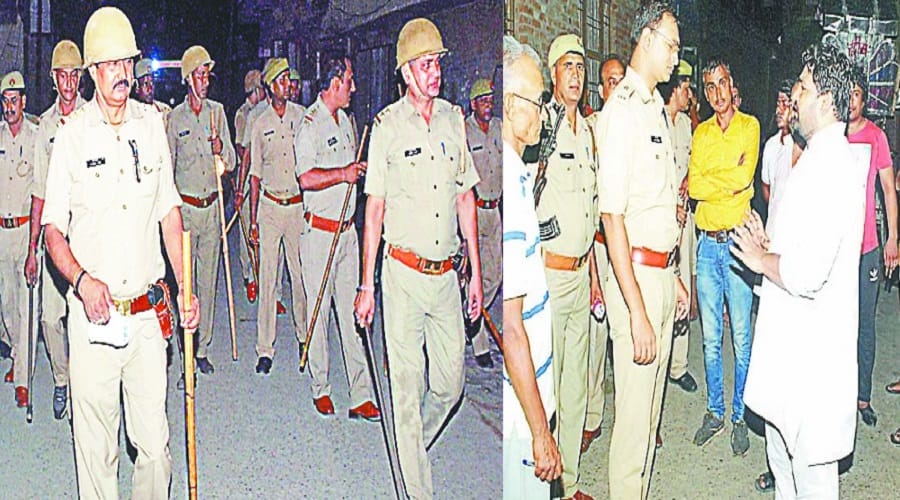 UP: firing, stress, police force deployed in Shamli district