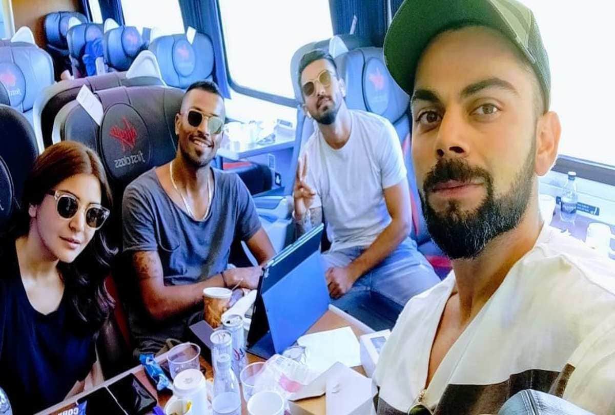 Virat Kohli And Anushka Sharma Train Journey In UK With KL Rahul And Hardik Pandya