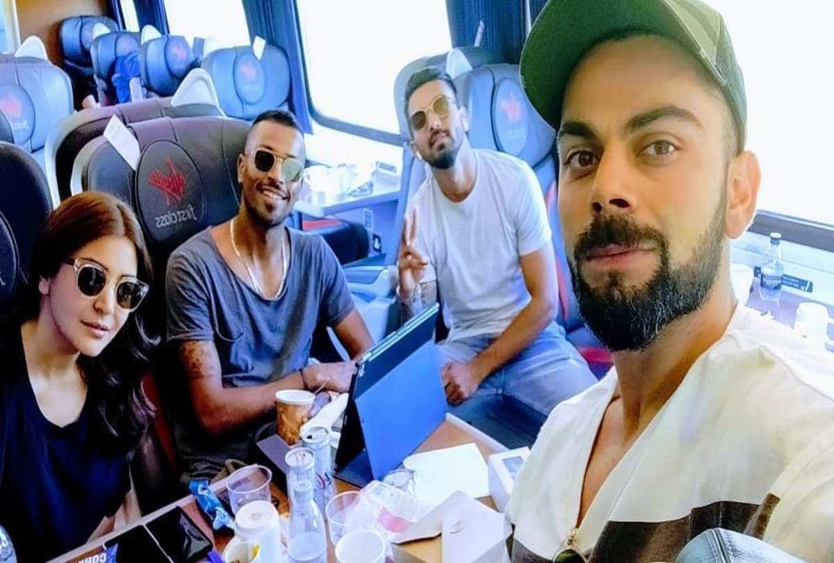 Virat Kohli And Anushka Sharma Train Journey In UK With KL Rahul And Hardik Pandya