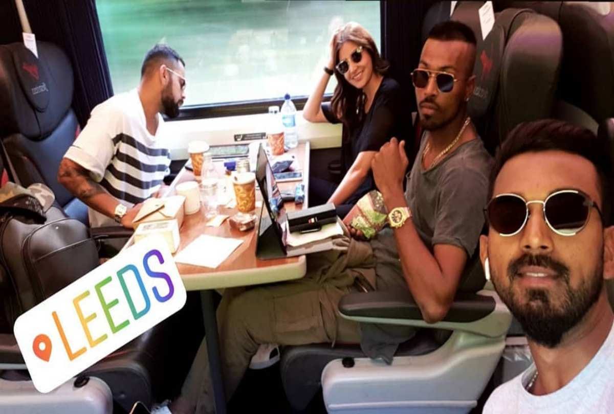 Virat Kohli And Anushka Sharma Train Journey In UK With KL Rahul And Hardik Pandya