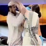  Maulvi slap the female guest on the live show in news channel