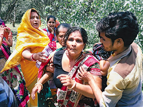 Nine months after death the dead body digged from the 