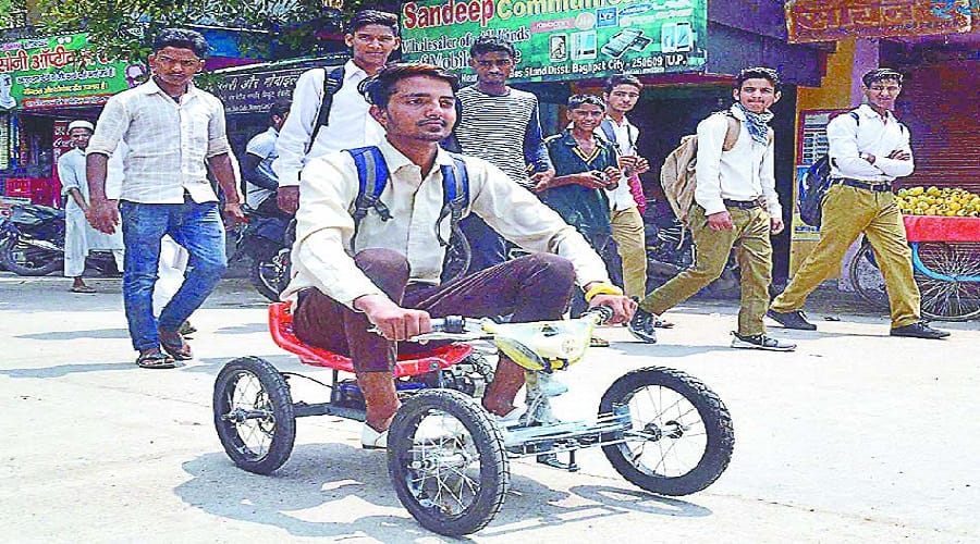 UP: 11th student created electronic cycle, these are the merits