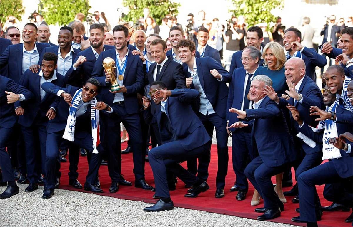 fifa world cup 2018 winner france welcome done in emphatic manner
