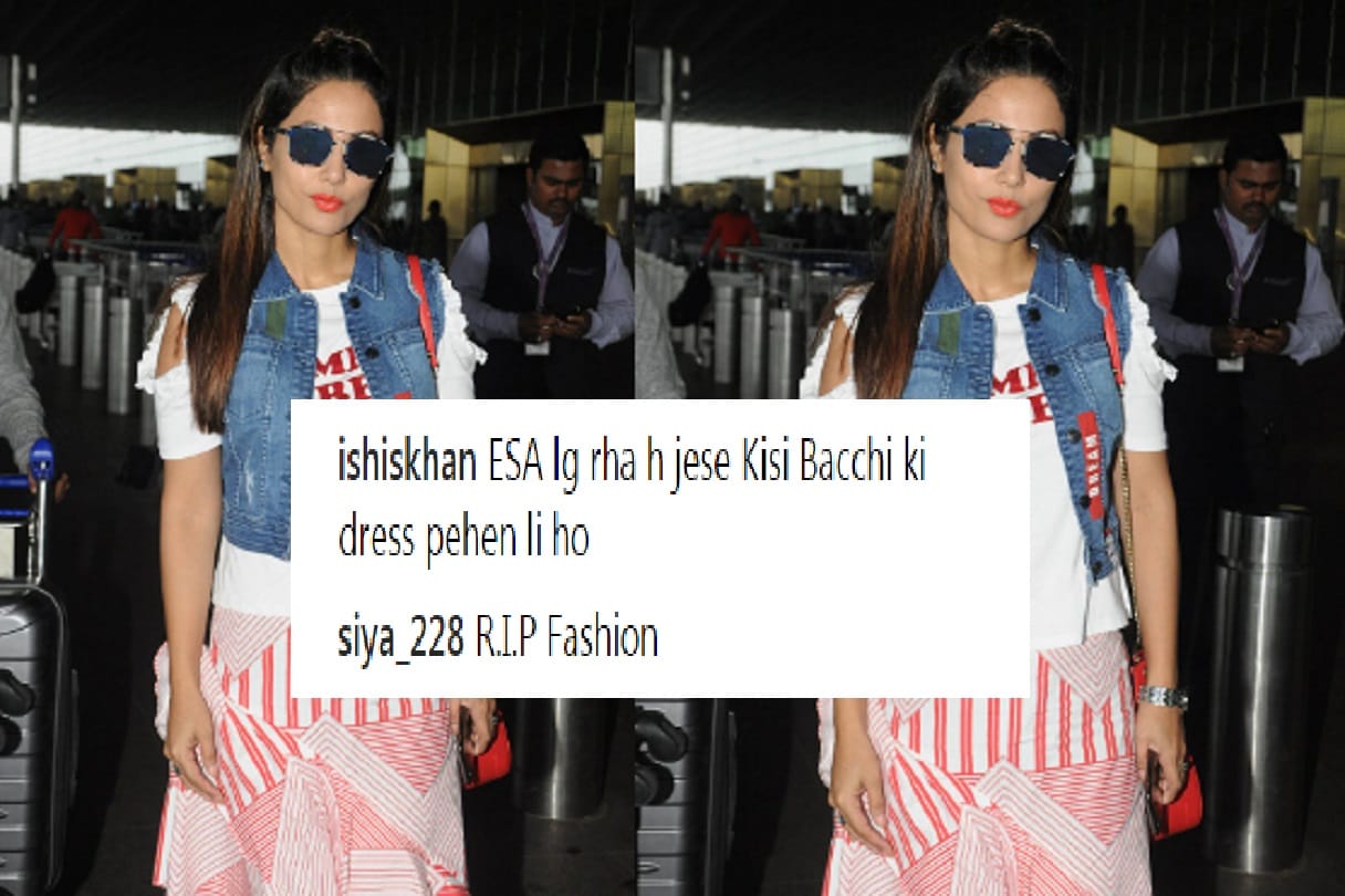 Hina Khan Trolled For Her Latest Airport look