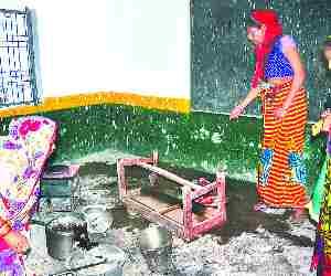 Cylinder burst in school