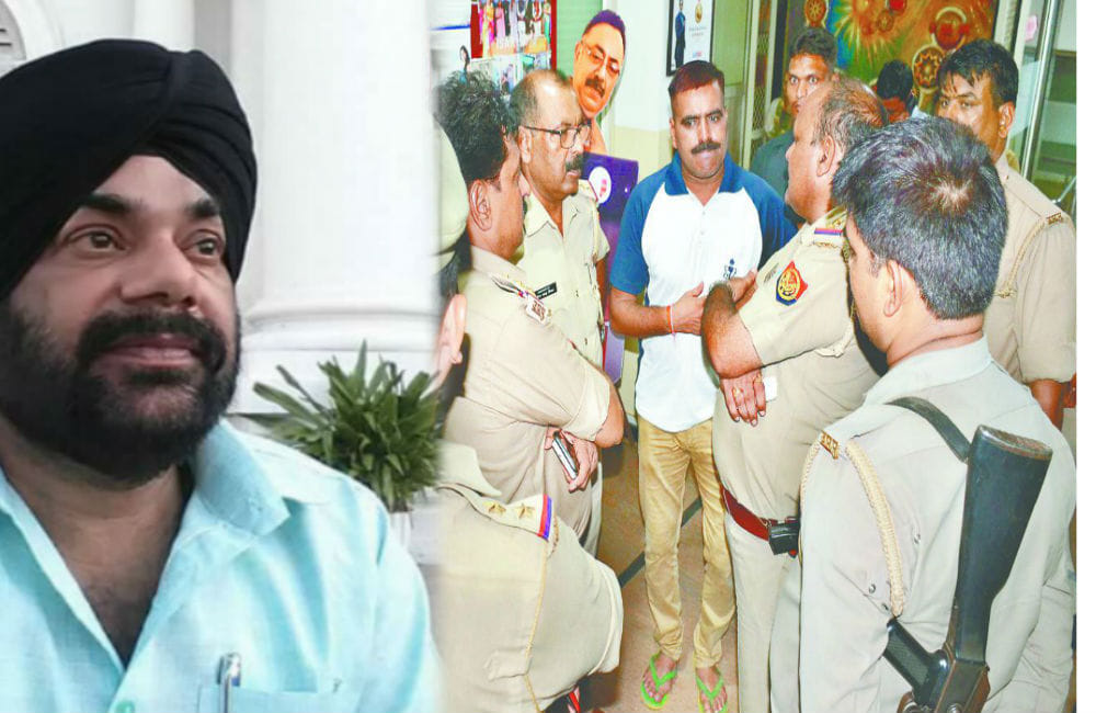 miscreants attacked on businessman in agra 