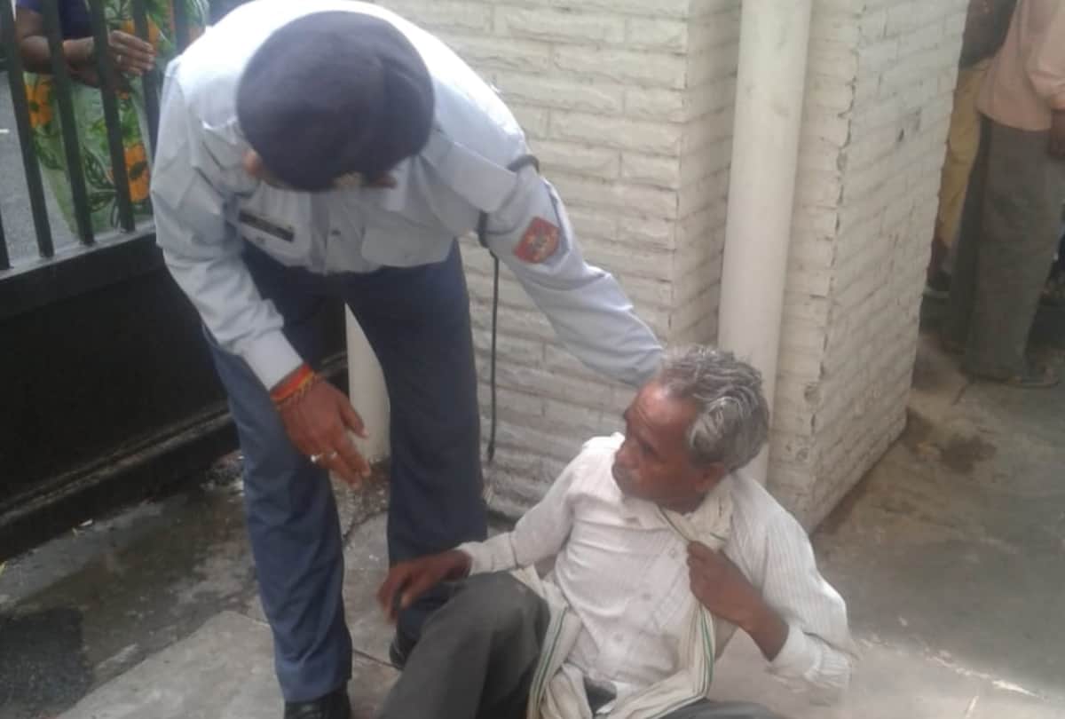 farmer tried to commit suicide in lucknow