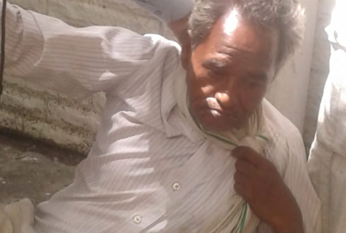 farmer tried to commit suicide in lucknow