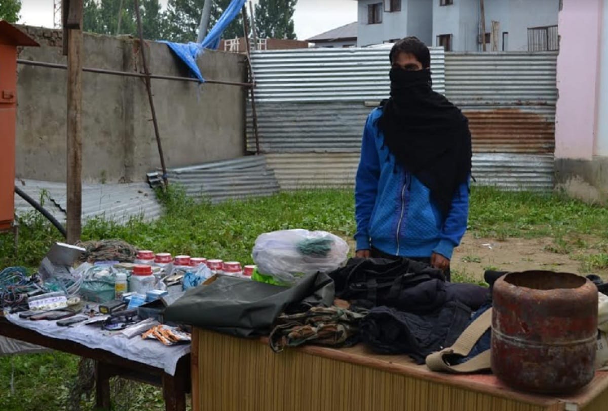 heavy arms and explosive recovered from pulwama jammu kashmir by security forces
