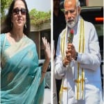PM modi, Sushma Swaraj and Home Minister Rajnath Singh arrive in Parliament 
