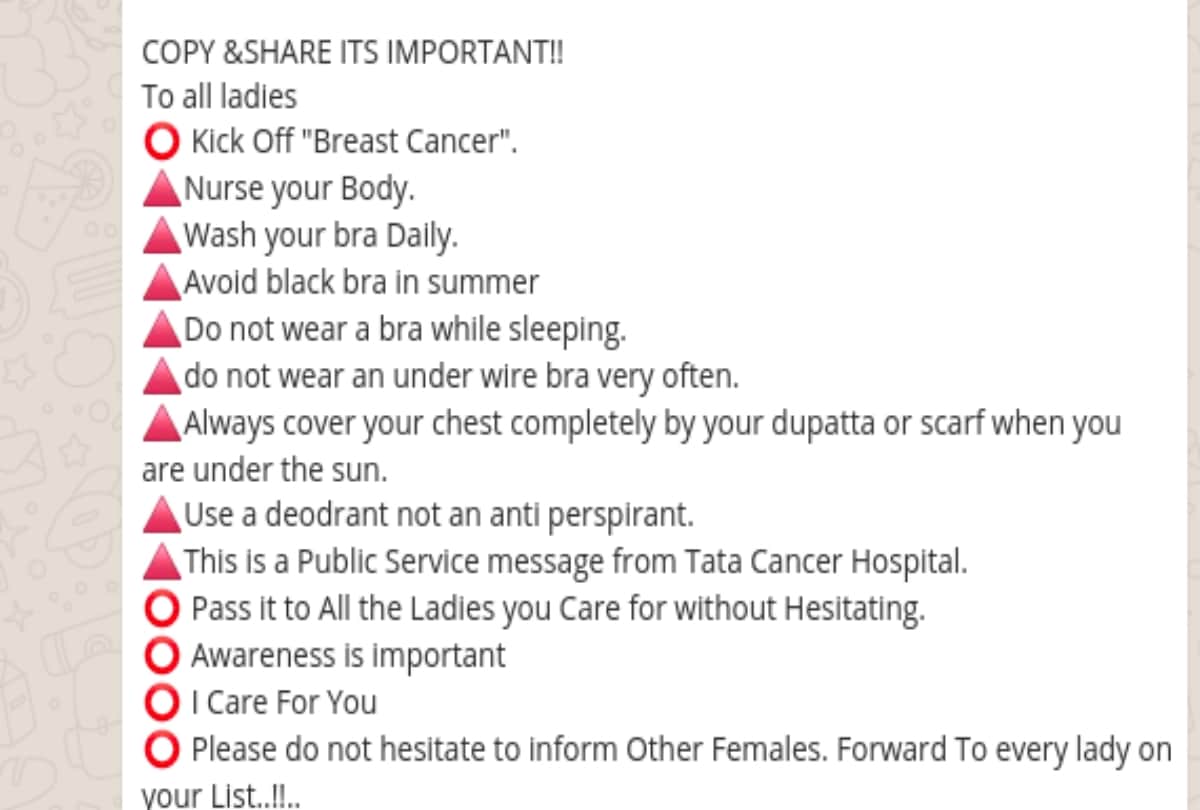sonali bendre has uterine cancer truth behind this whatsapp message