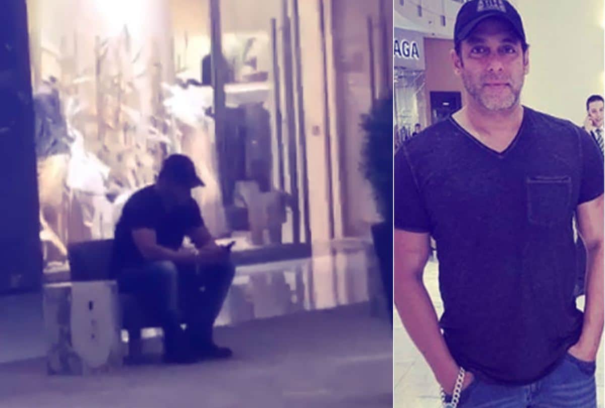 salman khan in dubai mall video viral