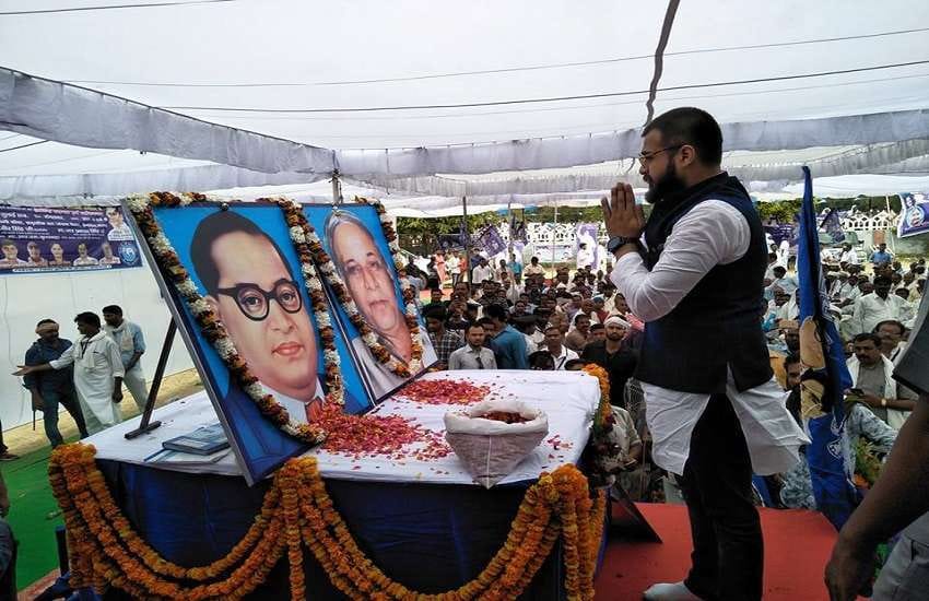 Mukhtar ansari son abbas ansari arrived varanasi 
