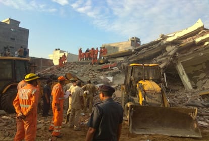 building collapse in Greater Noida- people says builders Responsible for carelessness and incident