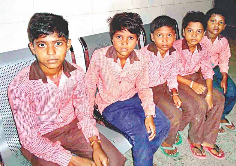 children beaten by neighbour in milak