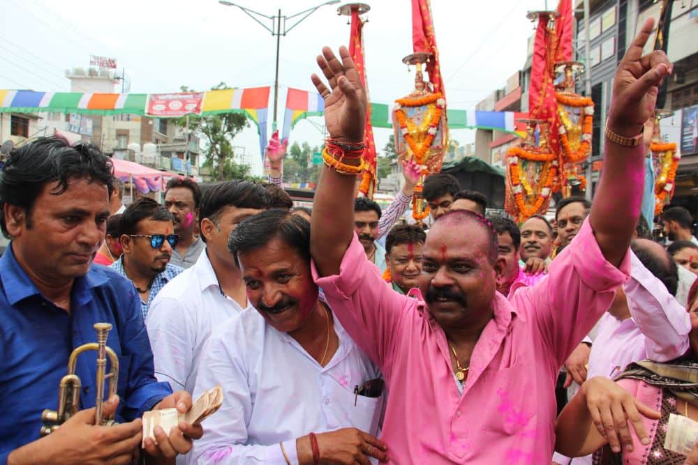 maa daat kali 215 varshik utsav shobha yatra dehradun