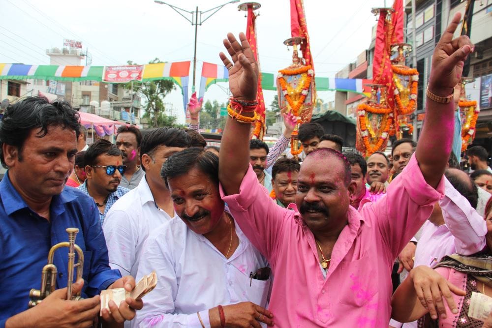 maa daat kali 215 varshik utsav shobha yatra dehradun