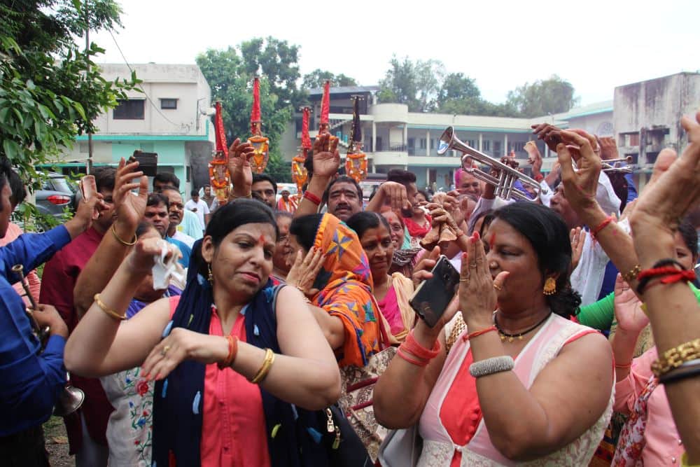 maa daat kali 215 varshik utsav shobha yatra dehradun