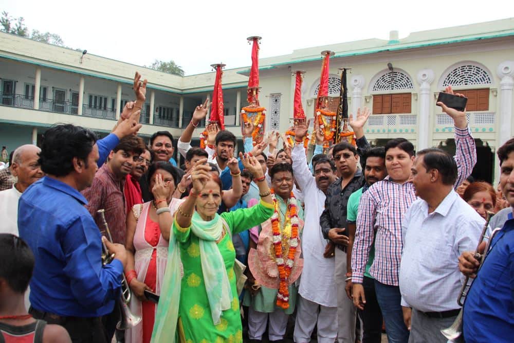 maa daat kali 215 varshik utsav shobha yatra dehradun