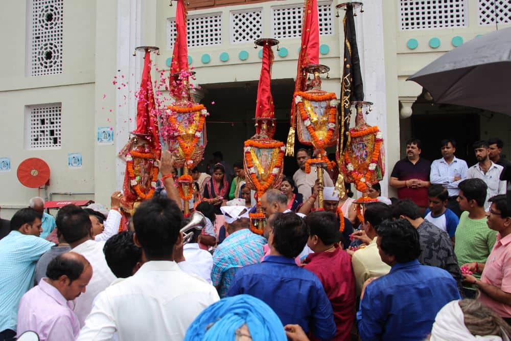 maa daat kali 215 varshik utsav shobha yatra dehradun