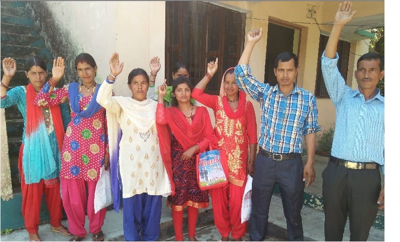 For the demand of teachers in the office of the needy rural