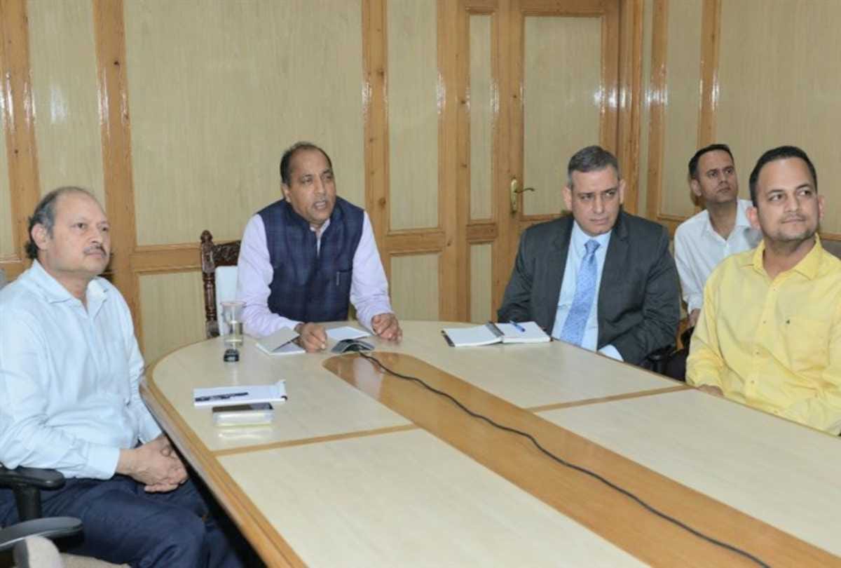 cm Jai Ram Thakur addressed the people of Seraj constituency through video conferencing 