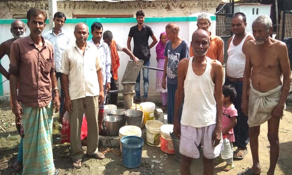 people bothered for water