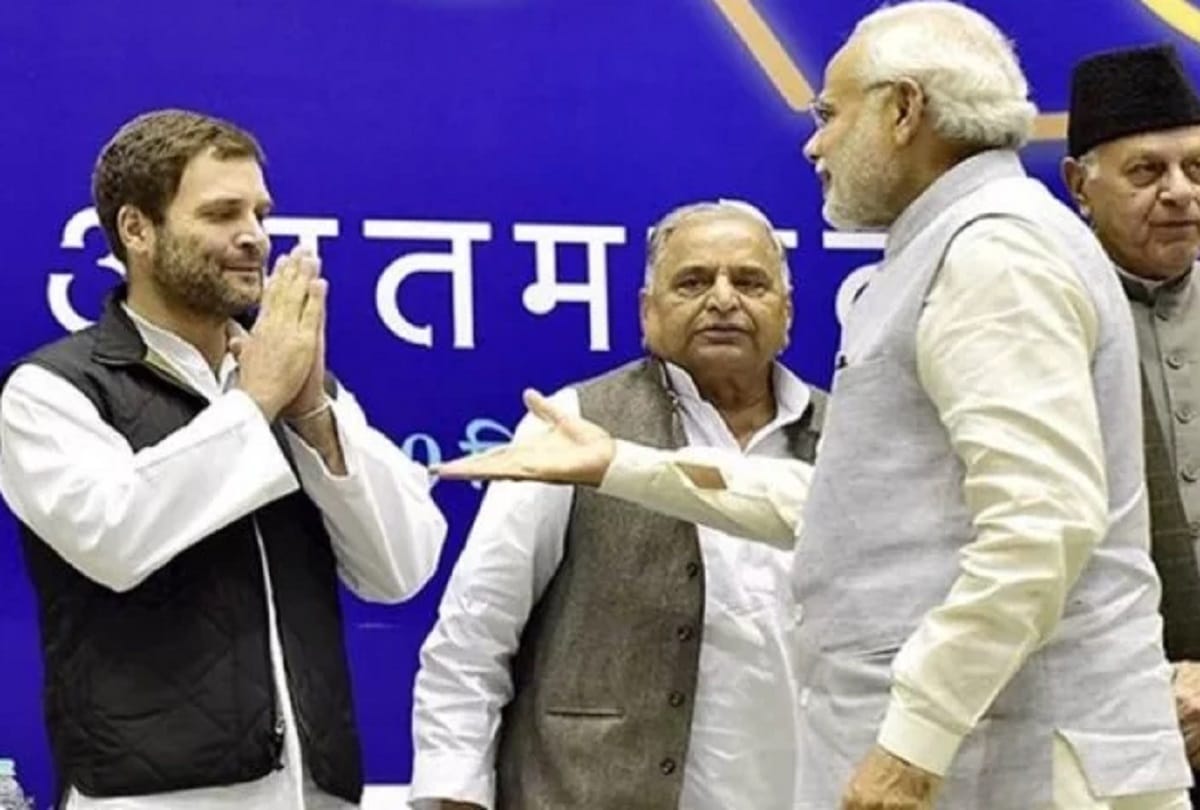 kurushetra: narendra modi asked question to congress is a muslims party  