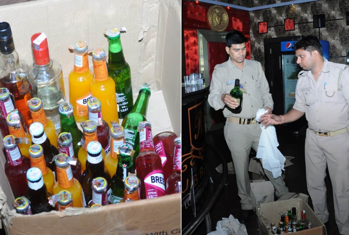 police and excise department raid on ramala club of lucknow 
