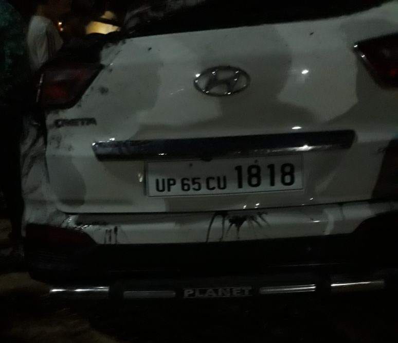 Car fallen from varuna river bridge at varanasi