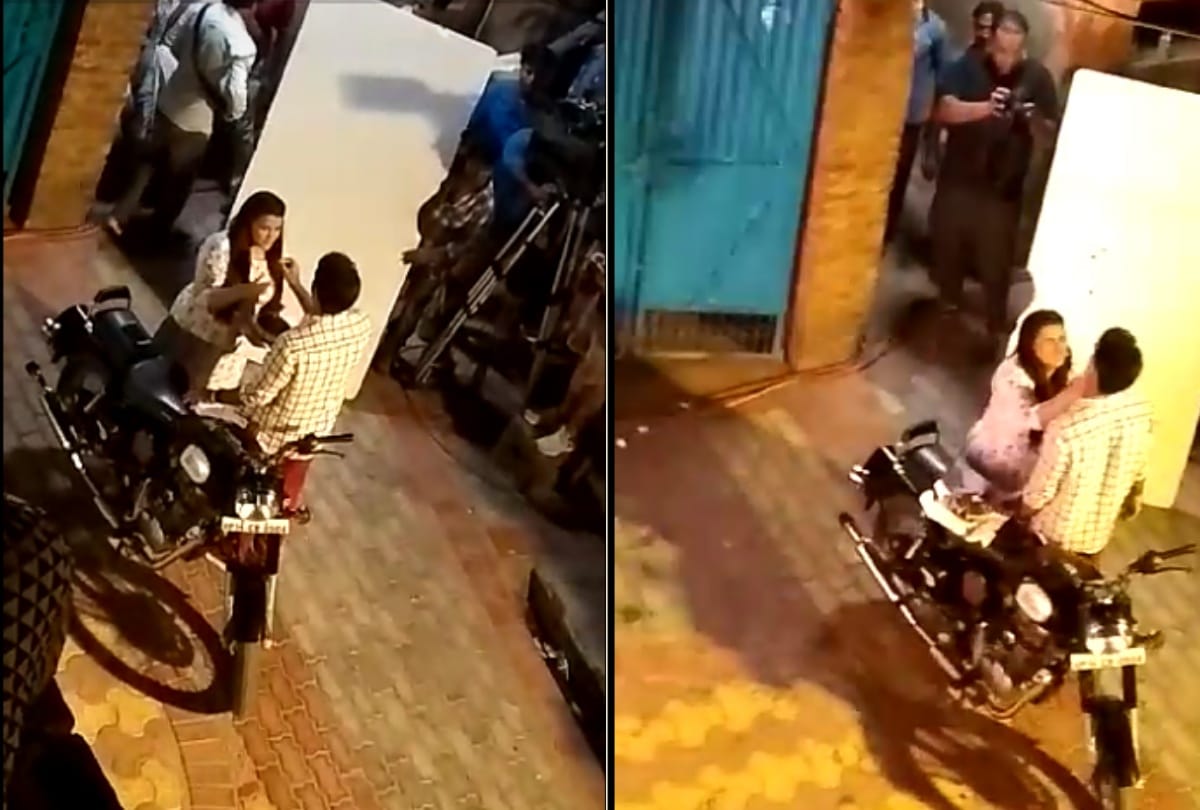 Bollywood film 'Saroj ka rishta' shooting in UP, live pics from the set