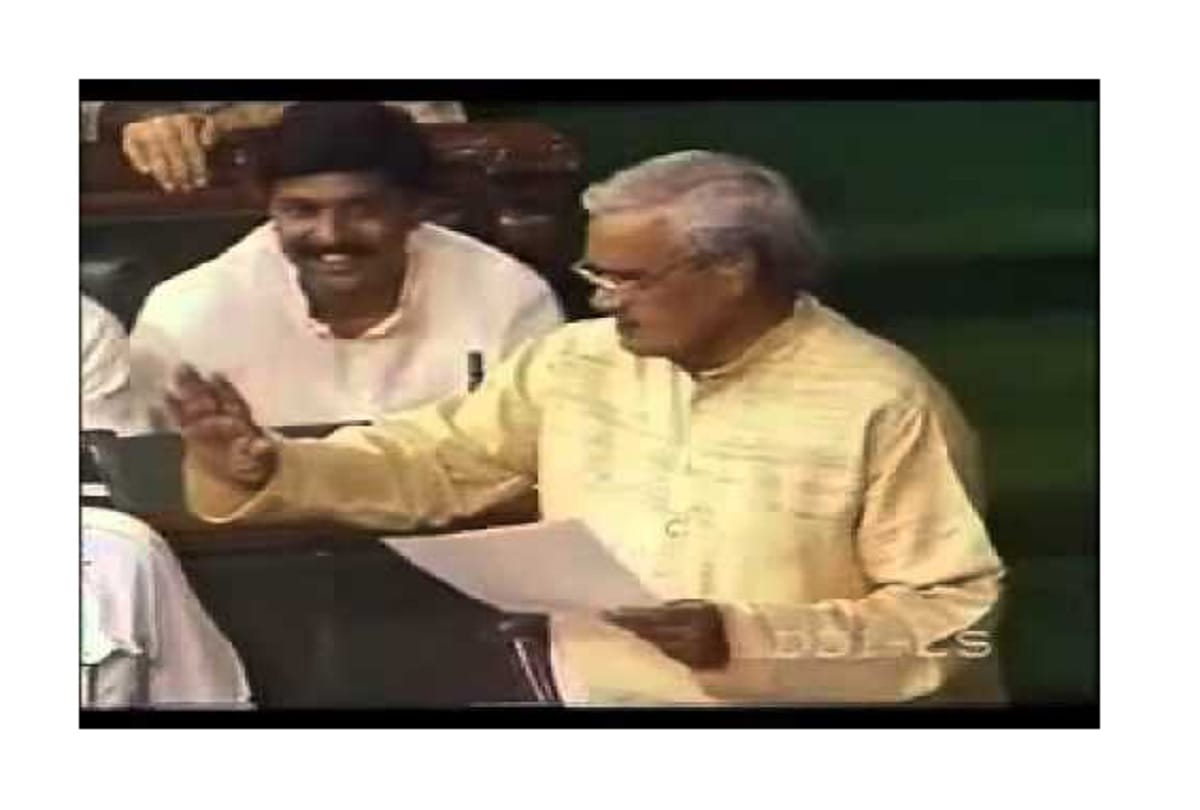 Opposition lost in No Confidence Motion during Atal Bihari Vajpayee tenure of BJP