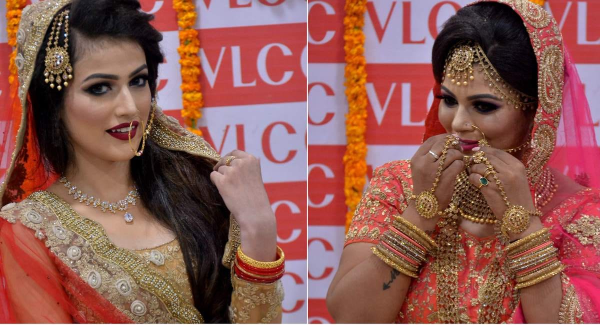 Bride on ramp in varanasi saw pictures