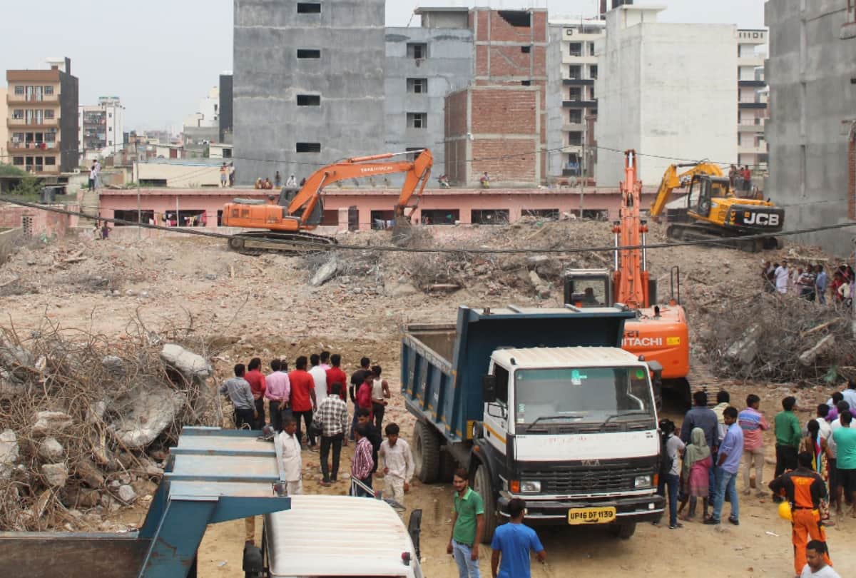 debris was removed after 64 hours of relief work after Shahberi Building Collapse
