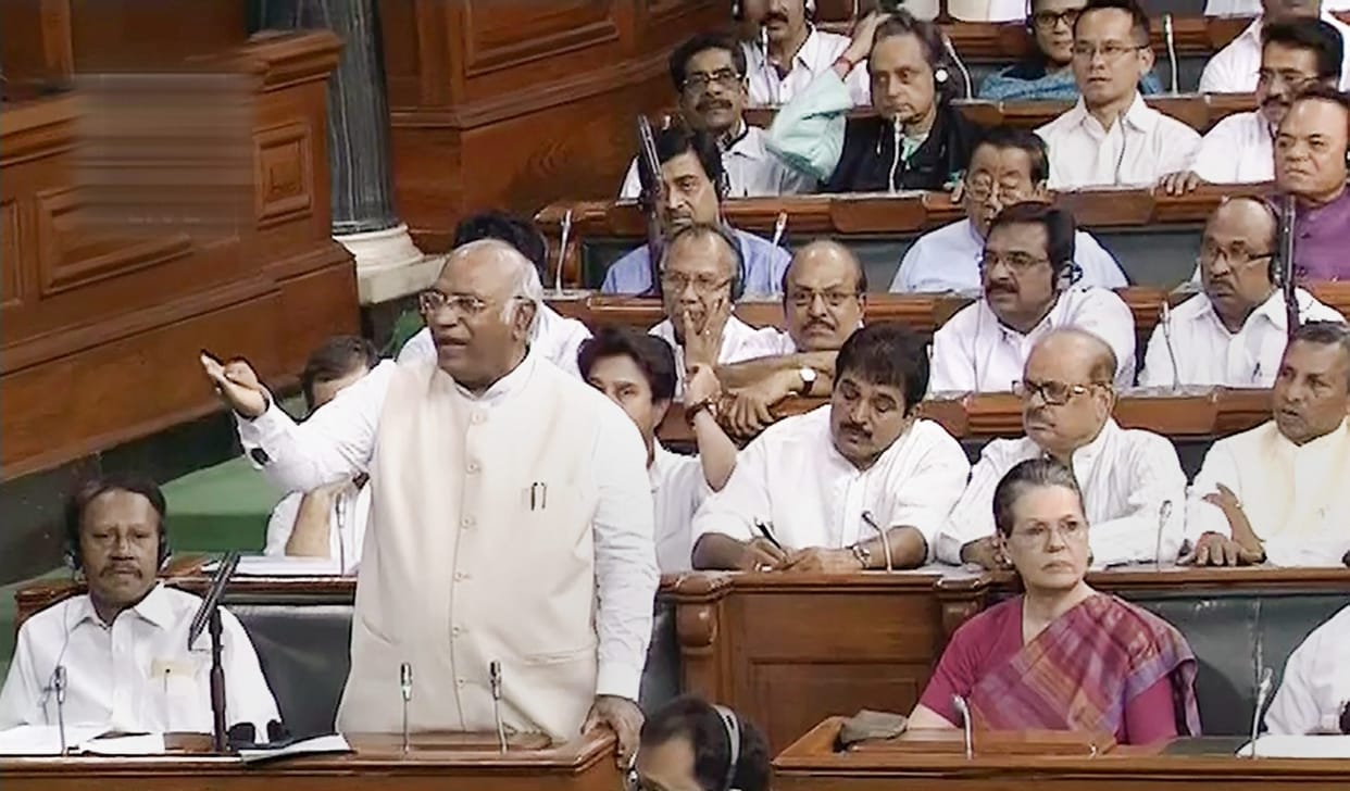 Congress want two days for discussion, government said will play test in ODI time