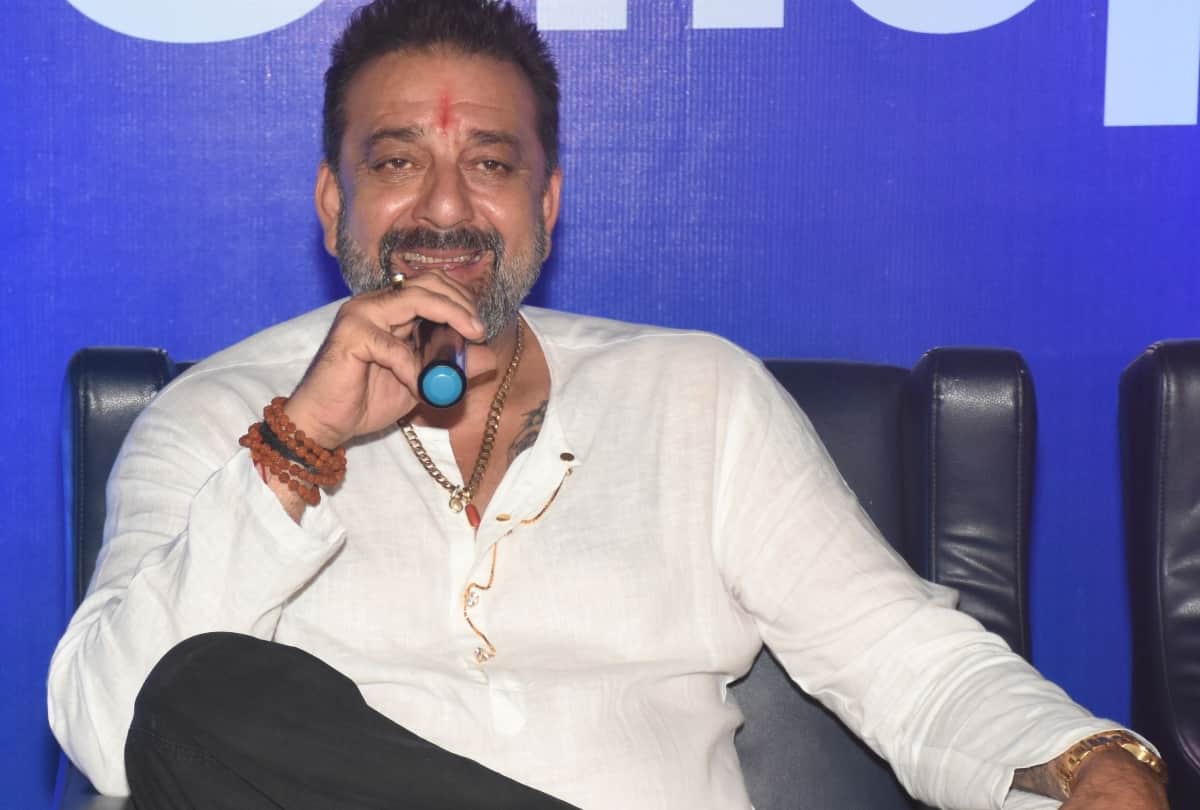 film actor sanjay dutt reached for promotion of film in lucknow