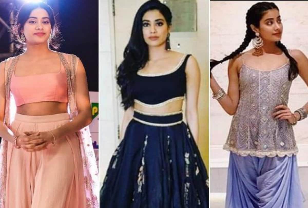 Dhadak Jhanvi kapoor these 4 looks proof she is the fashion diva 