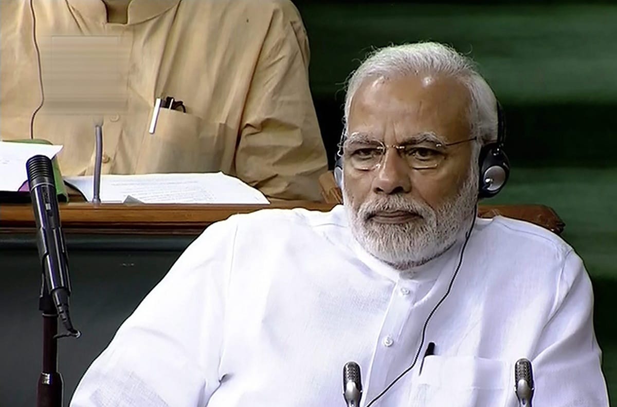 No Confidence Motion: Congress president Rahul Gandhi embraced PM narendra Modi will answer
