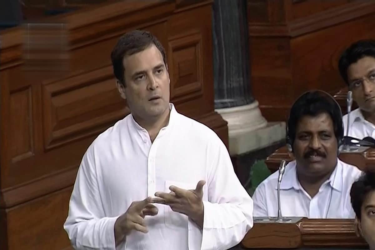 Rahul gandhi speech in lok sabha for no confidence motion