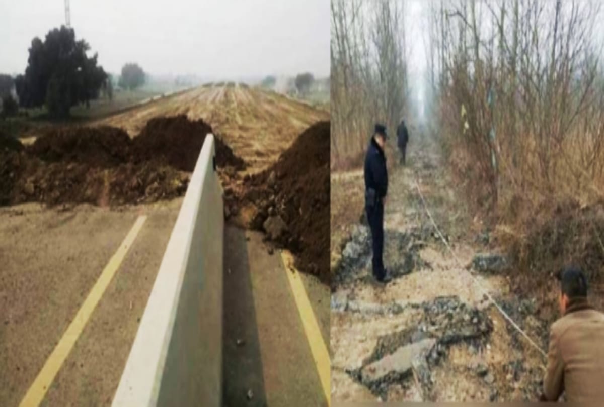 Eight hundred meter road stolen by a thief in china
