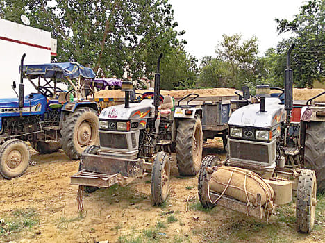 Illegal mining is going on