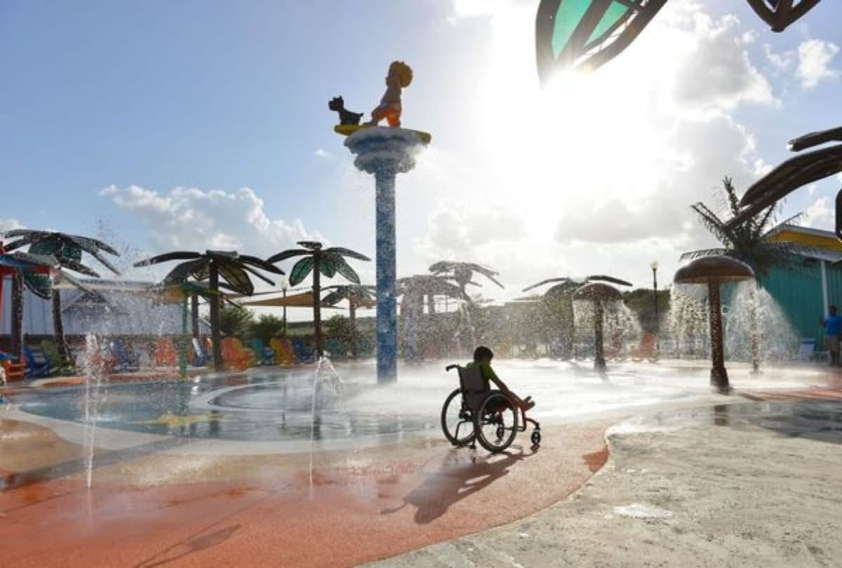 First Water Park For the Kids who is Disabled