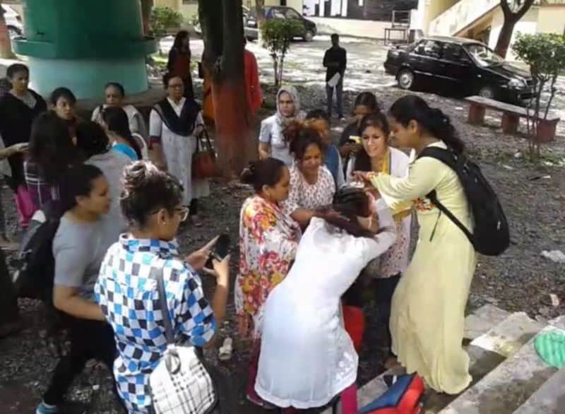 girl fight in mkp pg college lyngdoh committee