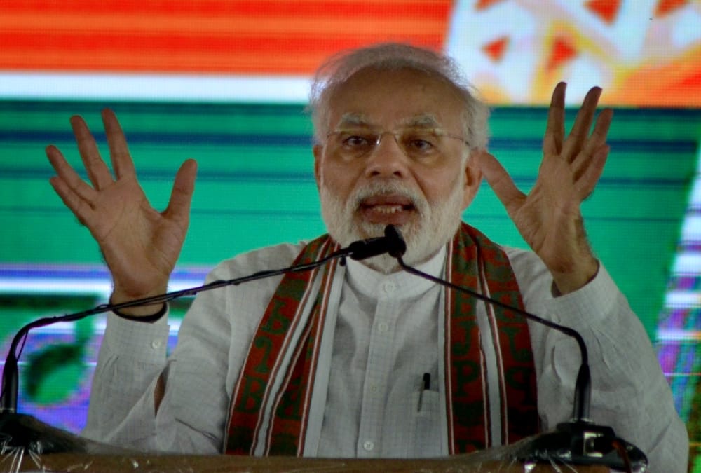 analysis of narendra modi's kisan kalyan rally. 
