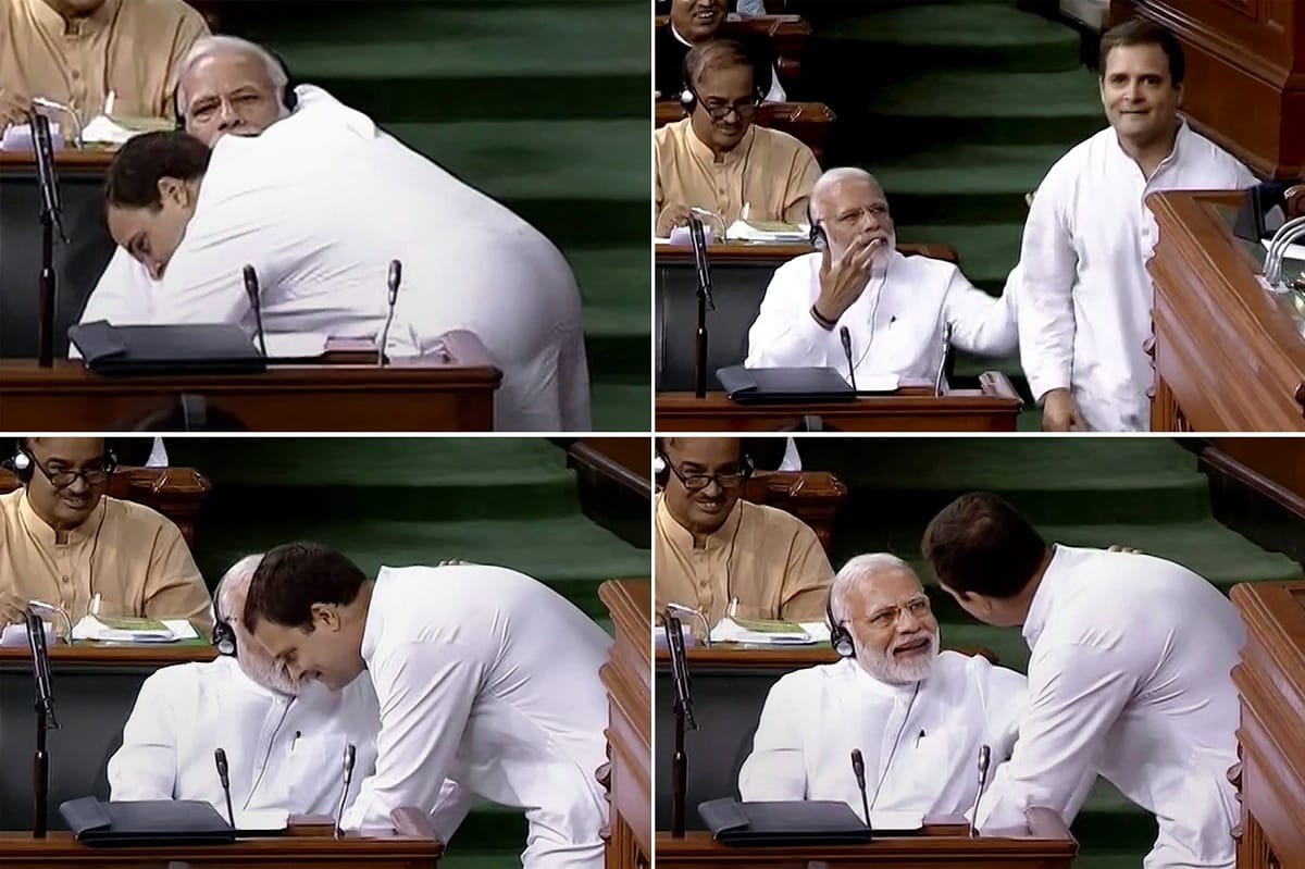 Rahul gandhi hug plan to pm modi took shape in february