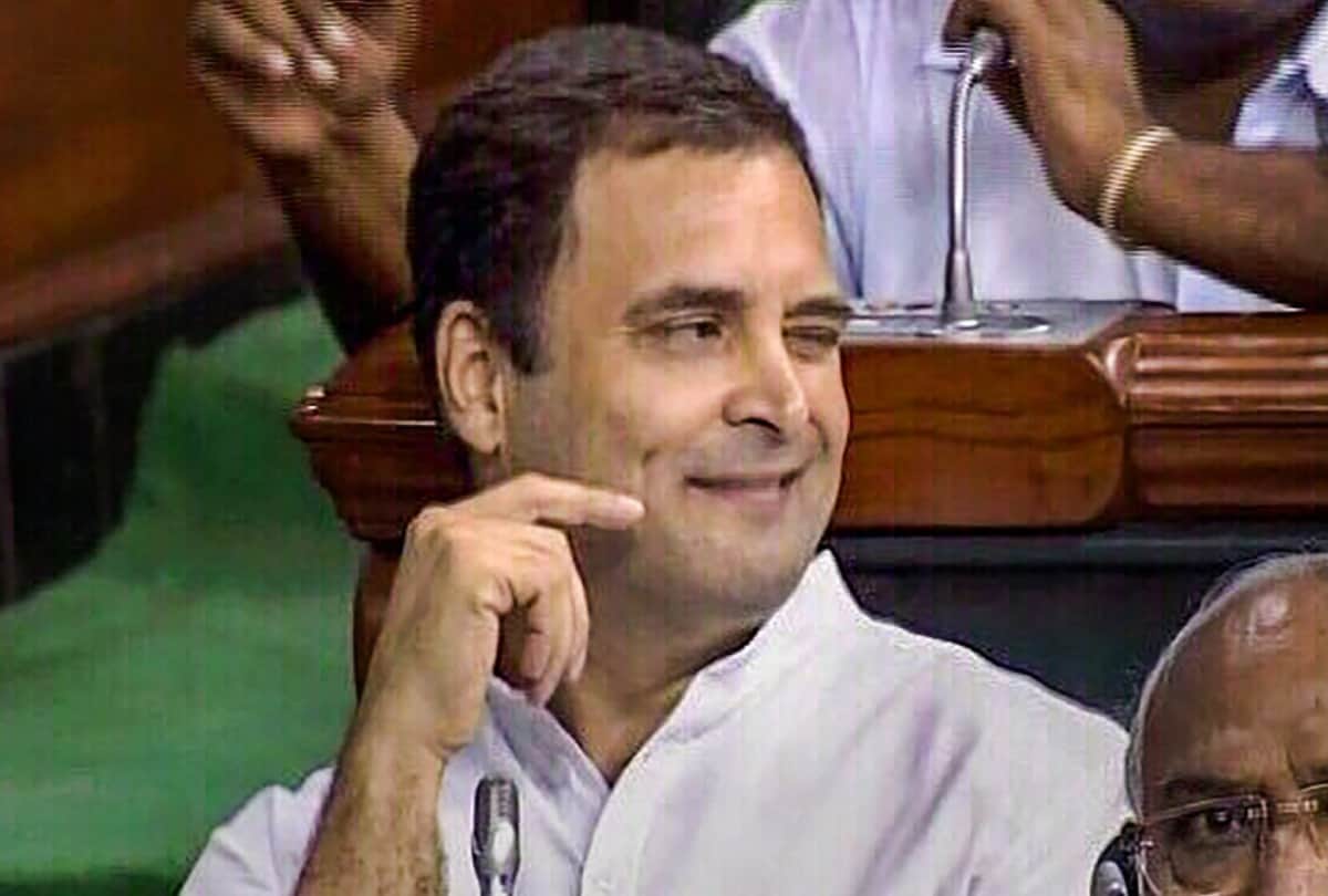 rahul gandhi winking habit is old he too winked during 2014 general election result press conference